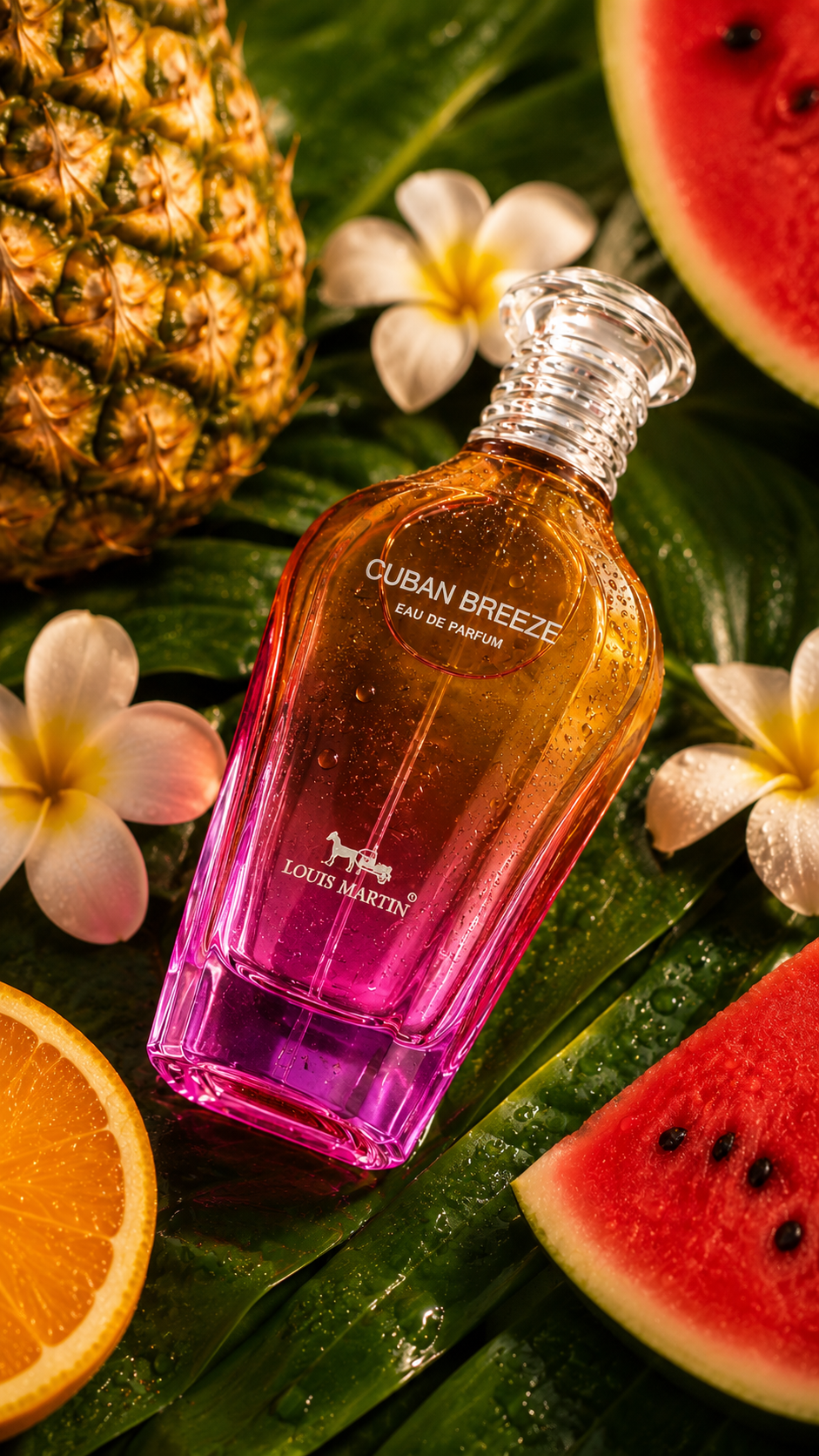 Cuban Breeze Loui Martin Eau de Parfum - Gros plan fruits tropicaux