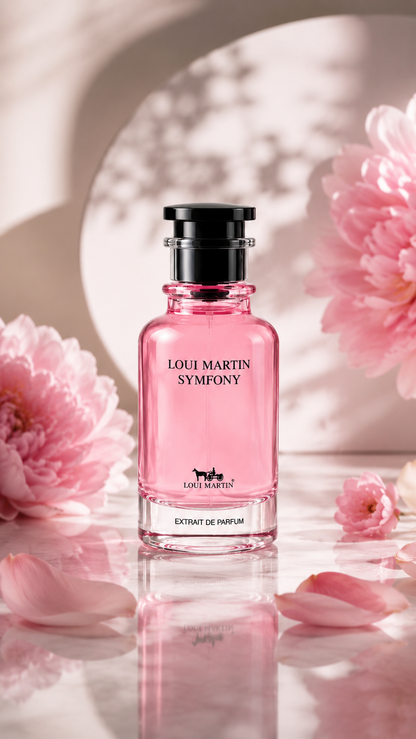 Symfony Loui Martin Extrait de Parfum - Visuel ambiance floral